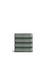 Sculpted Terry Face Towels