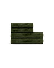 Supima® Waffle 4pc Bath Sheet Bundle