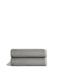 Sculpted Terry Bath Towels