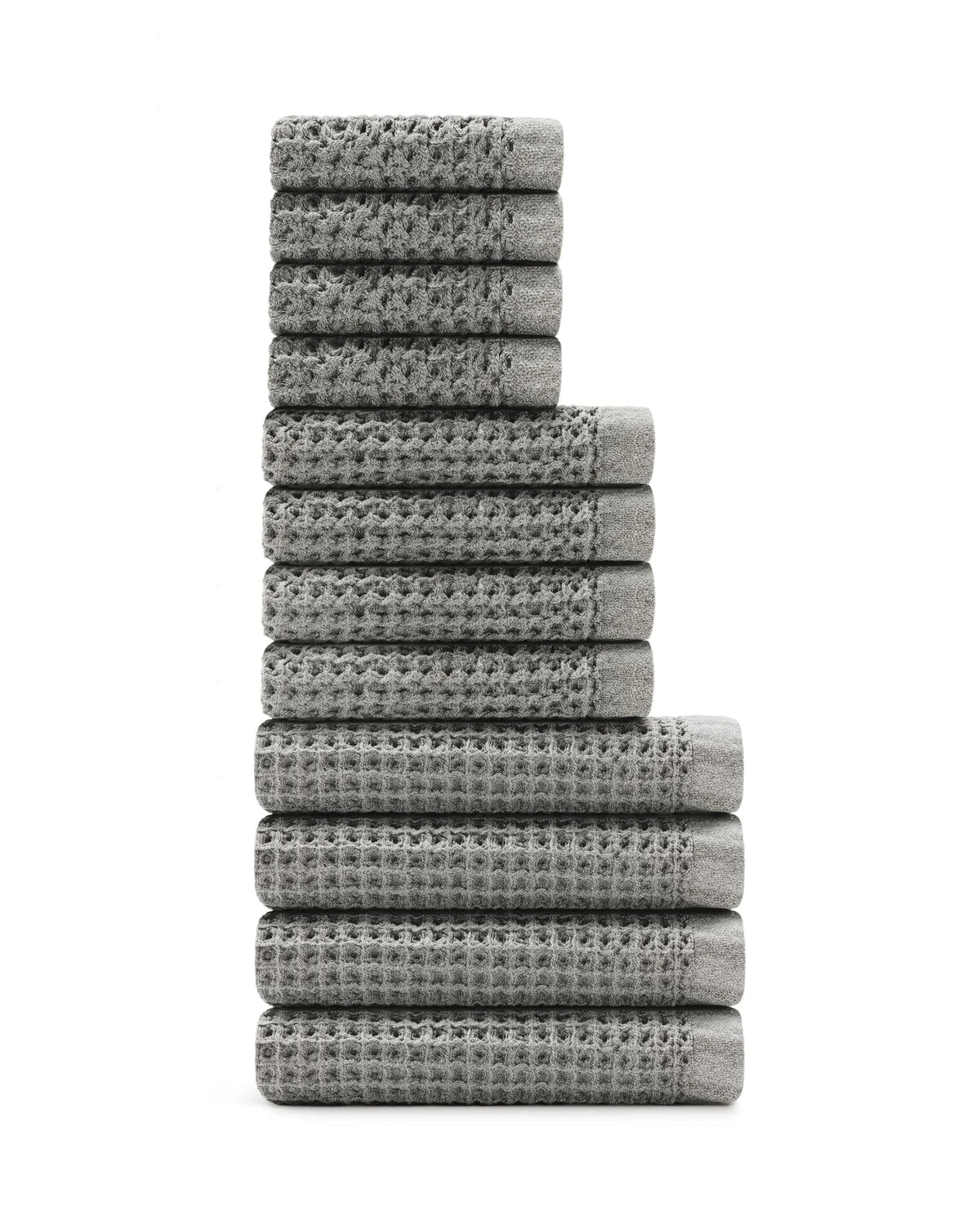 Supima® Waffle 12pc Bath Towel Move-In Bundle