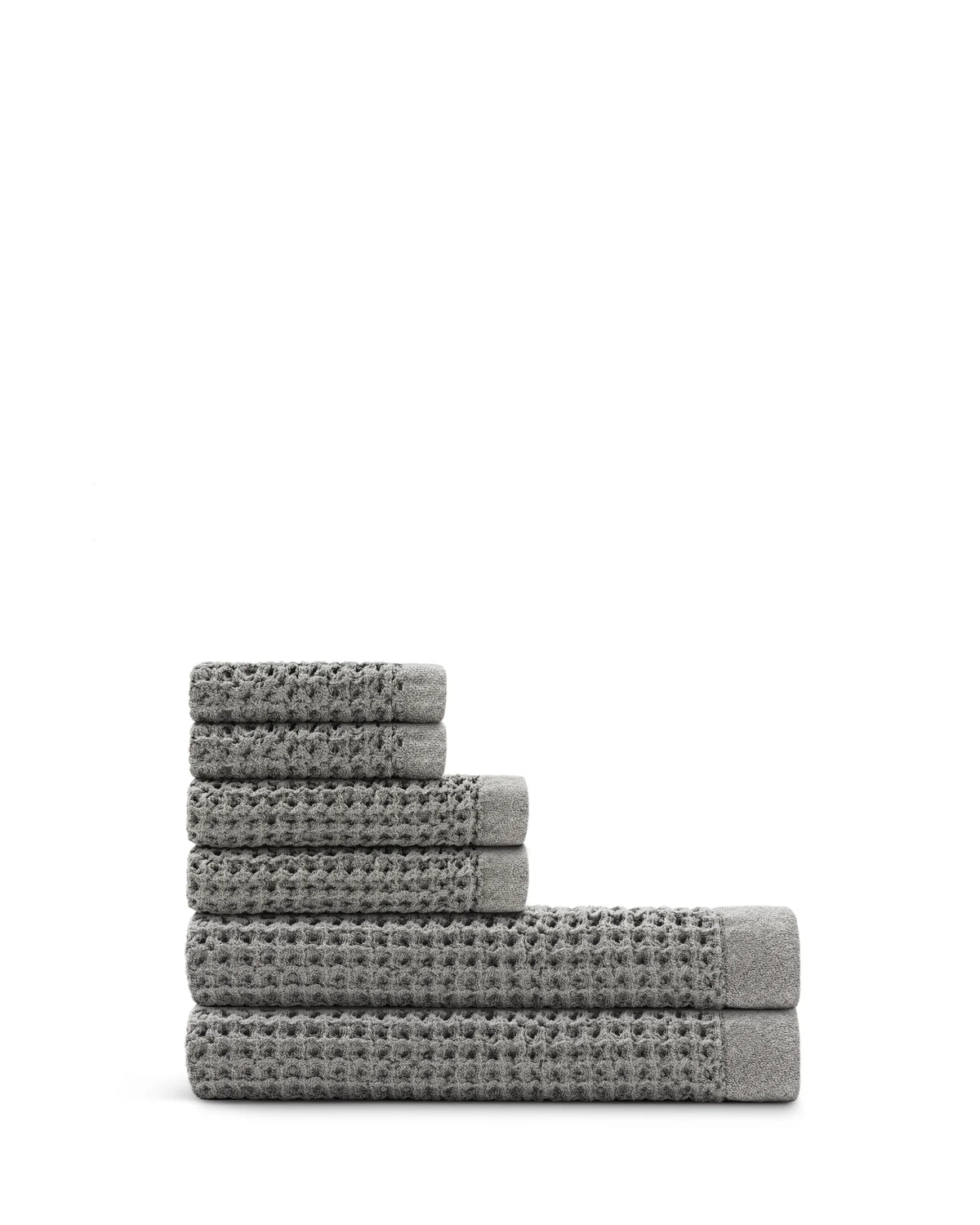 Supima® Waffle 6pc Bath Sheet Bundle